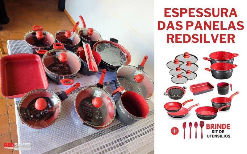 BLOG: Qual é a grossura das panelas Red Silver? – Informações sobre as panelas RedSilver 