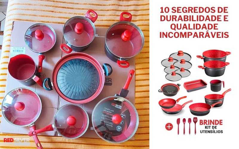 REDSILVER: Descubra os 10 segredos por trás da durabilidade e excelência das Panelas RedSilver 