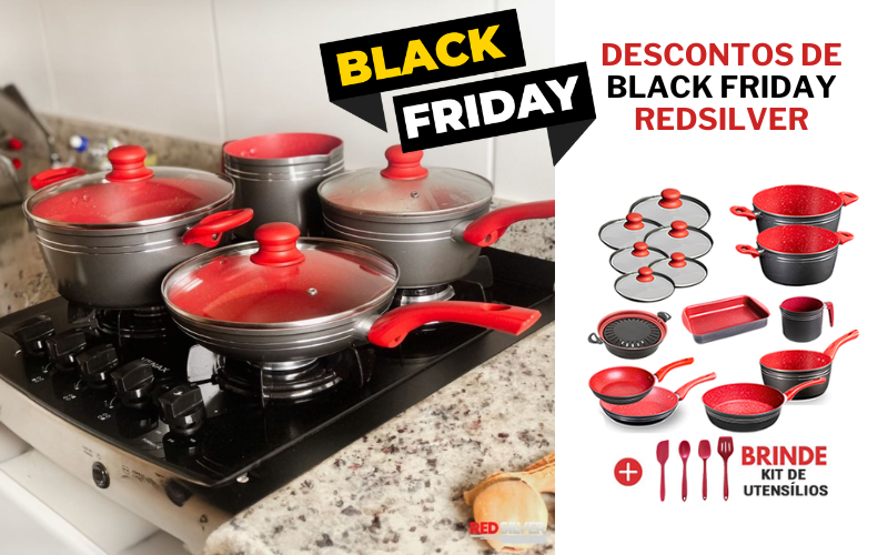 REDSILVER: Oferta Especial de Red Silver Panelas para a Black Friday – Aproveite os Descontos da RedSilver Panelas 